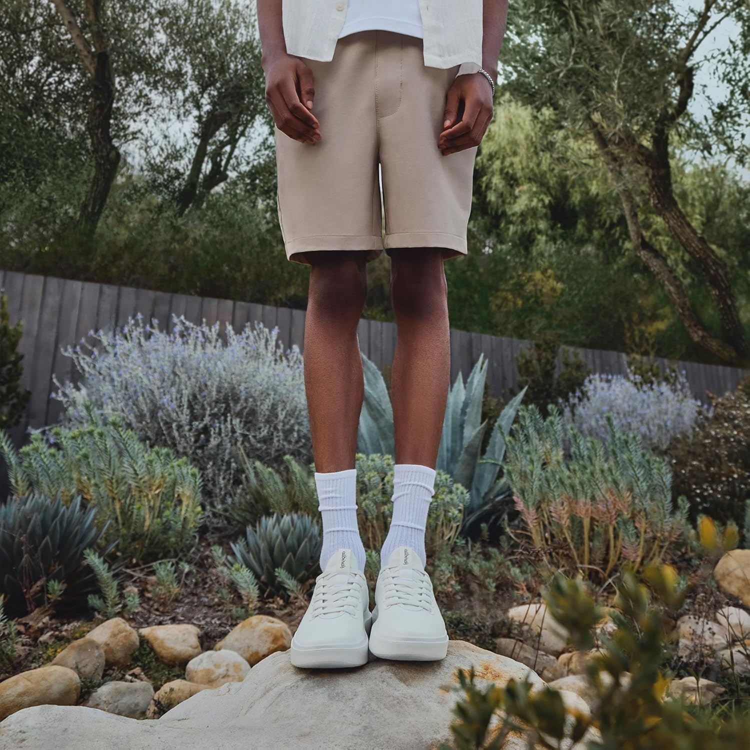 image:imageAllbirds Mens Canvas Piper Everyday Court SneakersDeep Navy Blizzard Sole