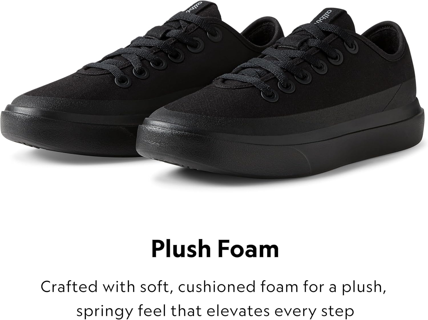 image:imageAllbirds Mens Canvas Piper Everyday Court SneakersNatural Black Natural Black Sole