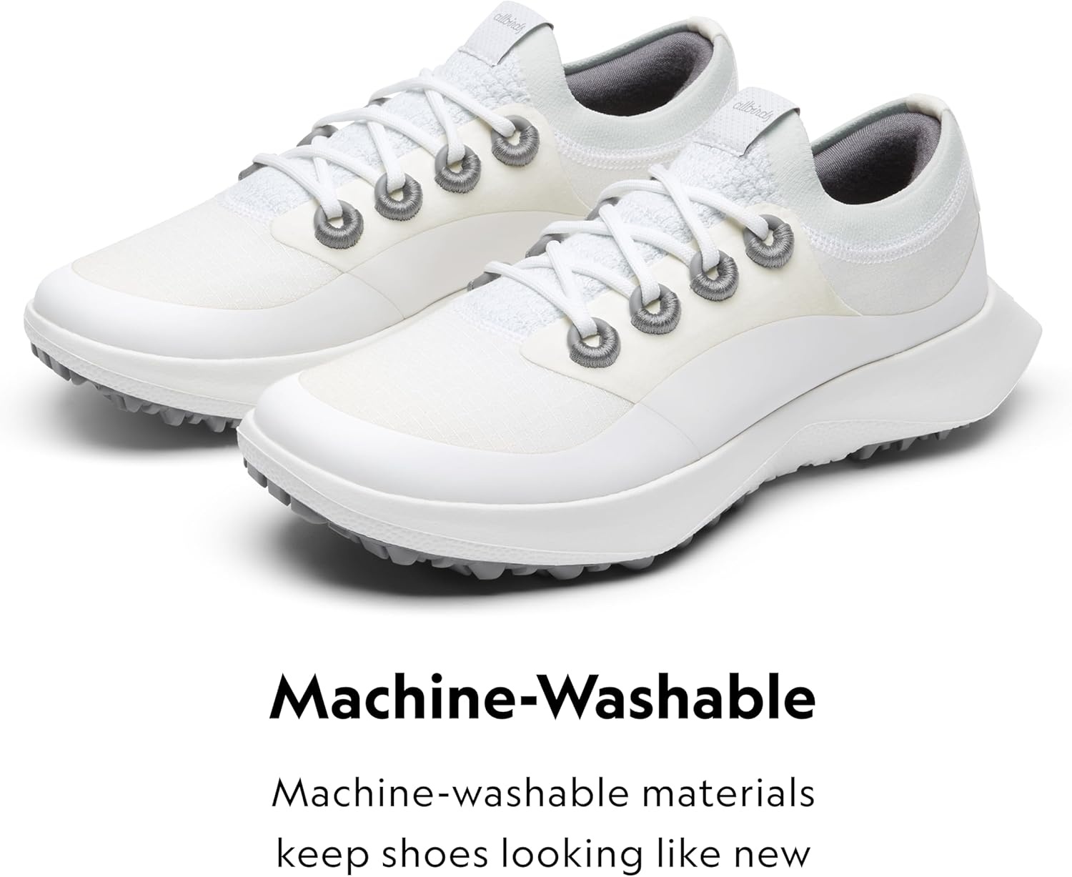 image:imageAllbirds Mens Golf Dasher Lightweight Golf Sneaker ShoesBlizzard Medium Grey Blizzard Sole