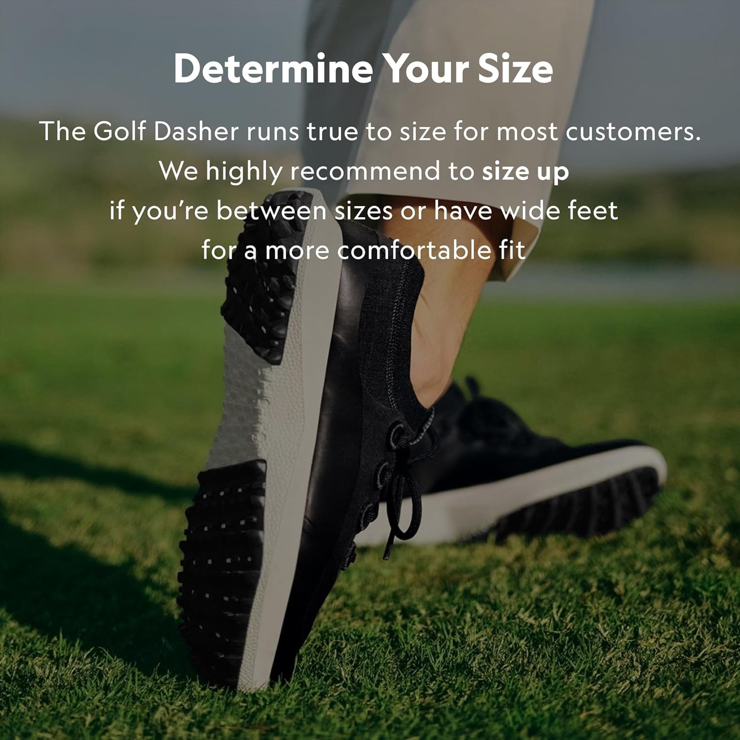 image:imageAllbirds Mens Golf Dasher Lightweight Golf Sneaker ShoesBlizzard Medium Grey Blizzard Sole