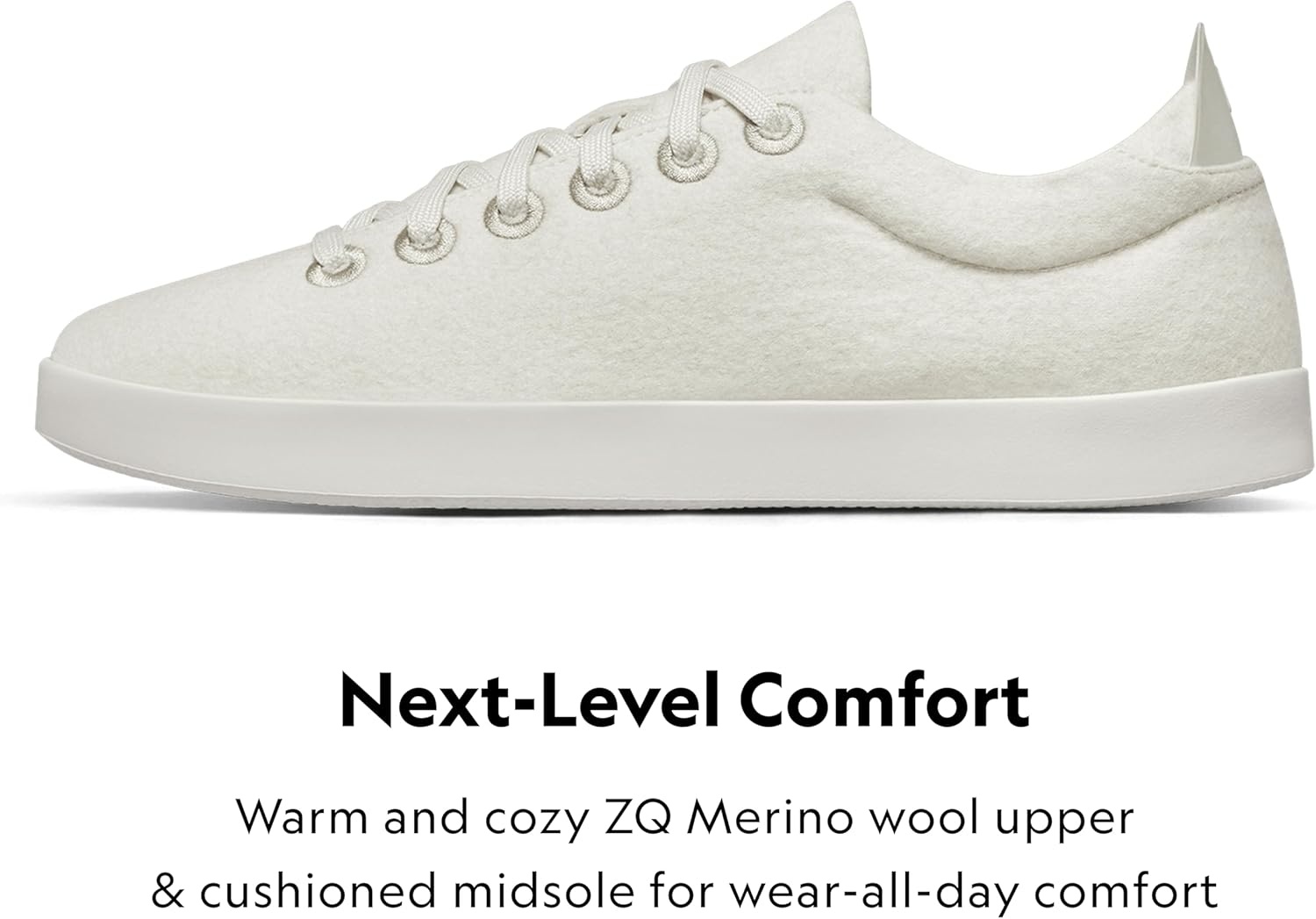 image:imageAllbirds Mens Wool Piper Casual SneakersNatural White White Sole