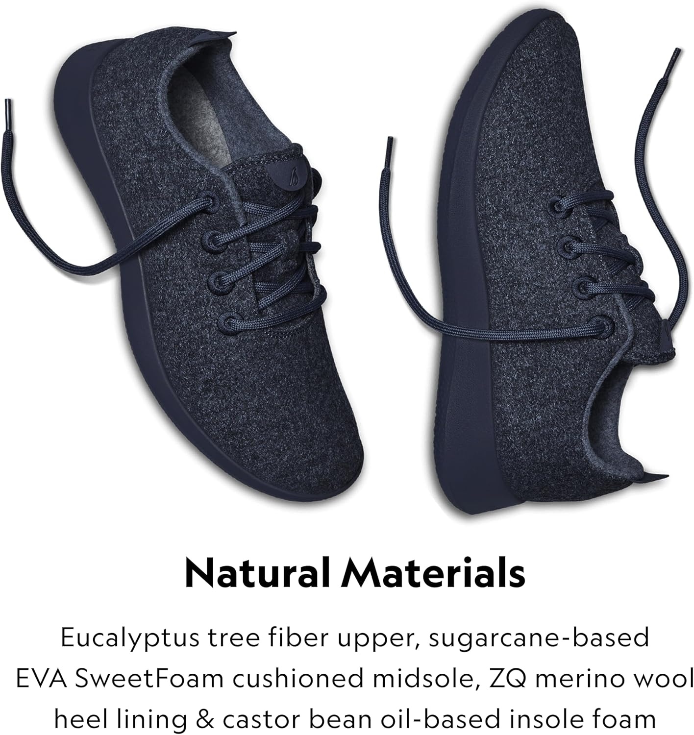 image:imageAllbirds Mens Wool Runner Everyday Sneakers Machine Washable Shoe Made with Natural MaterialsSavanna Night