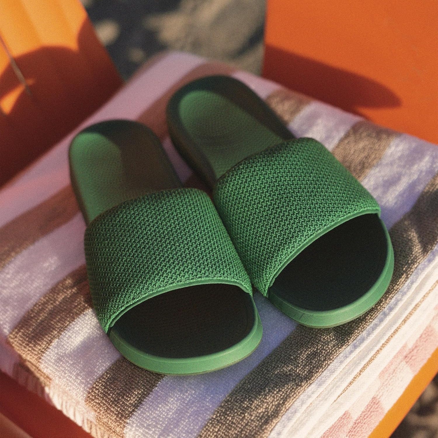 image:imageAllbirds Womens Slide Cushioned Lightweight Sandals for Everyday StyleAnthracite