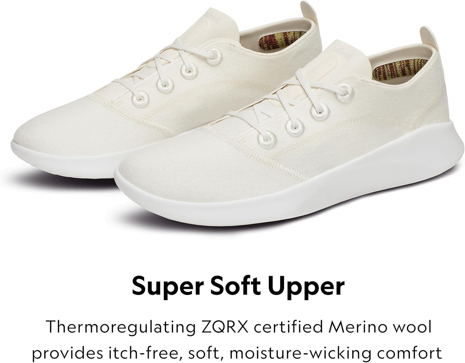 image:imageAllbirds Womens Superlight Wool Runner Casual SneakersNatural White Blizzard Sole