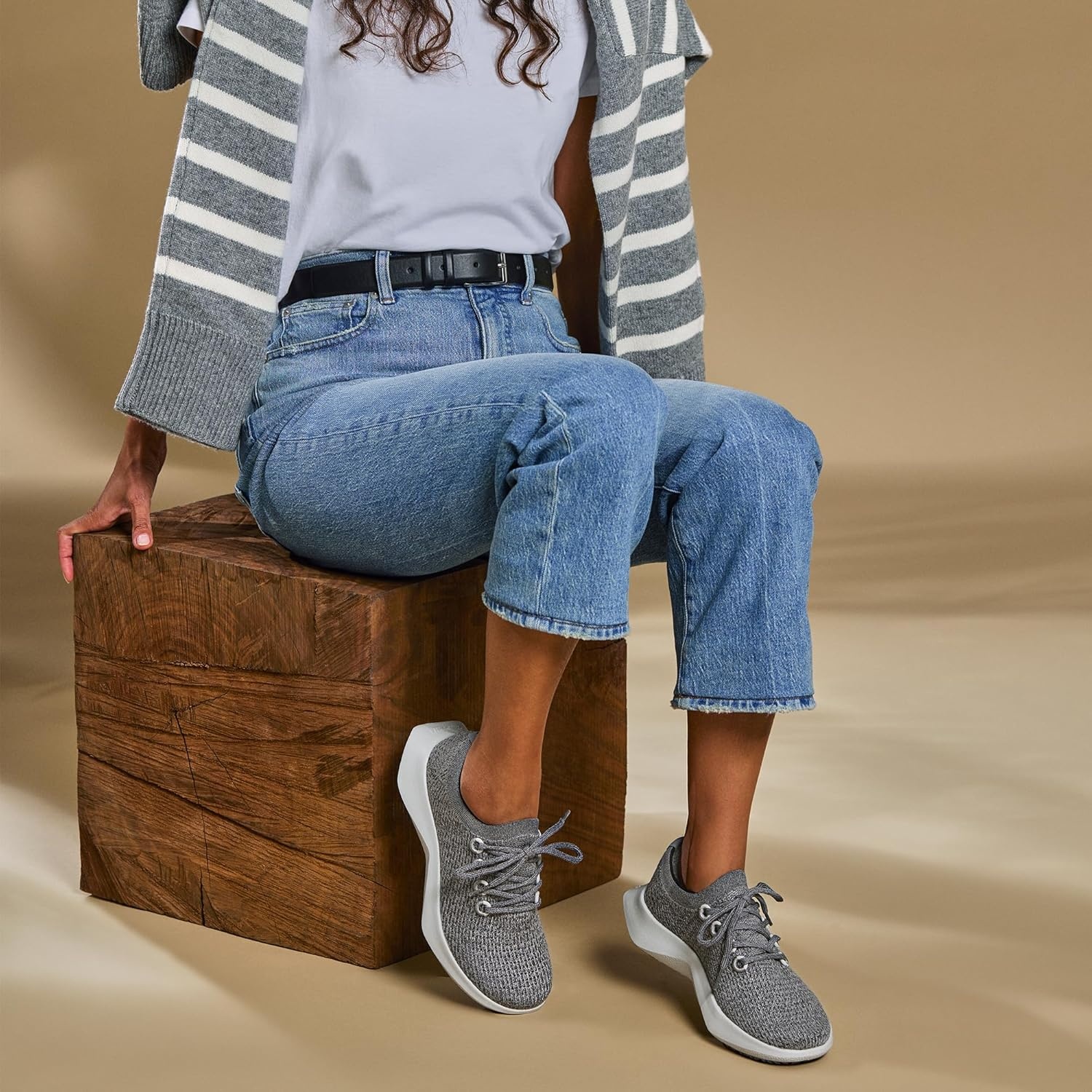 image:imageAllbirds Womens Tree Dasher 2 Active Running amp Walking SneakersBlizzard Blizzard Blizzard Sole