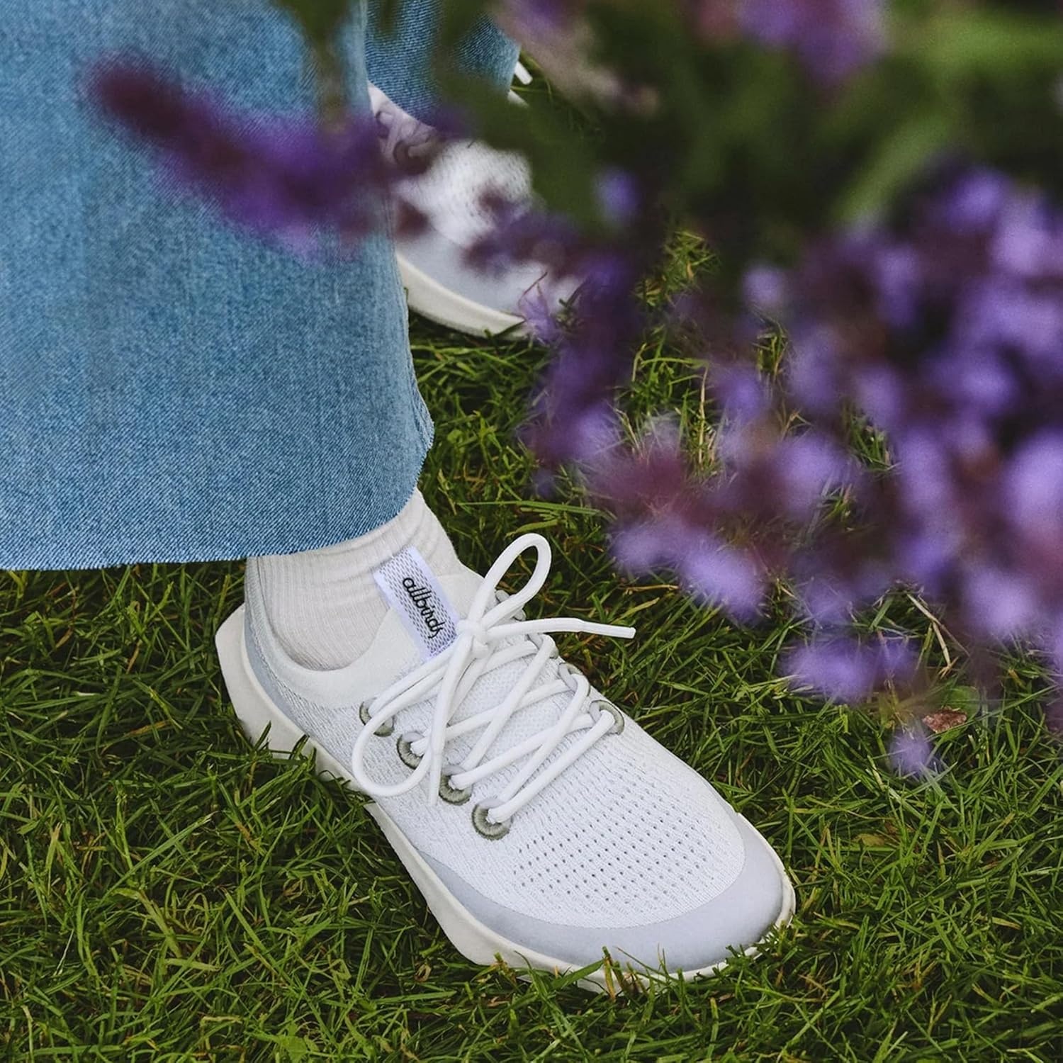 image:imageAllbirds Womens Tree Dasher 2 Utility TrailReady Active SneakerBlizzard Deep Navy Natural White Sole