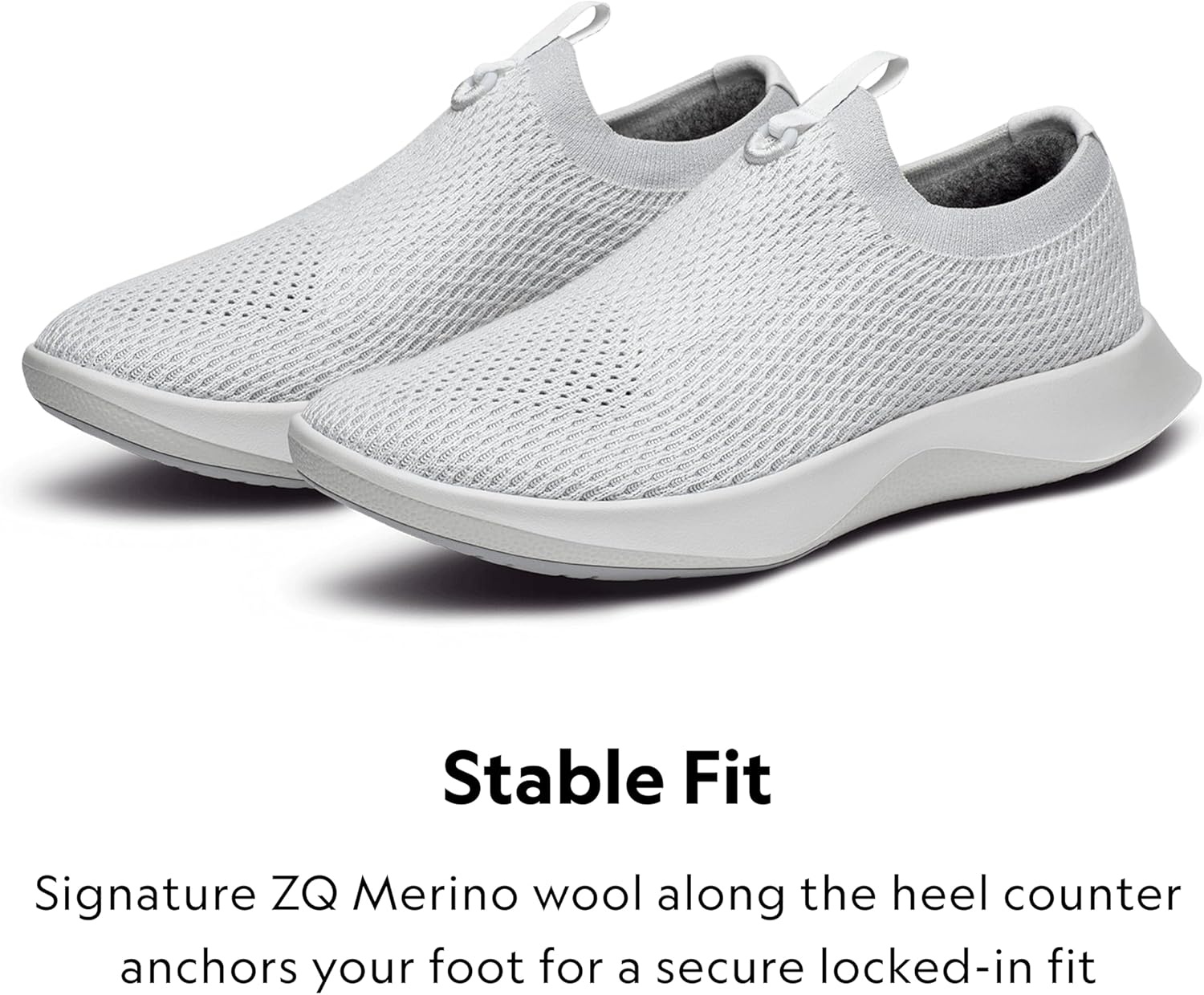 image:imageAllbirds Womens Tree Dasher Relay Laceless Everyday Active SneakersBlizzard Blizzard Sole