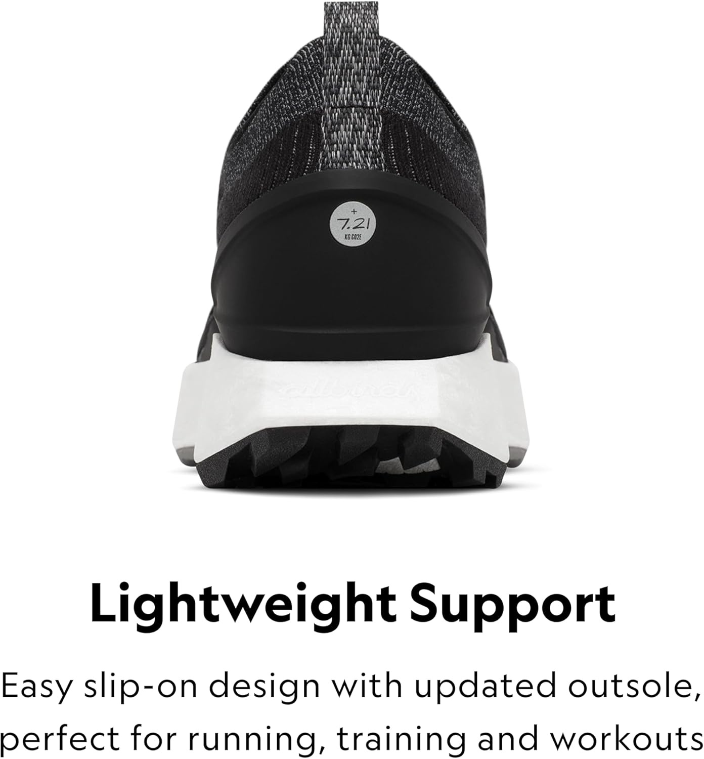 image:imageAllbirds Womens Tree Flyer 2 Active Supportive Running ShoeNatural Black Blizzard Sole