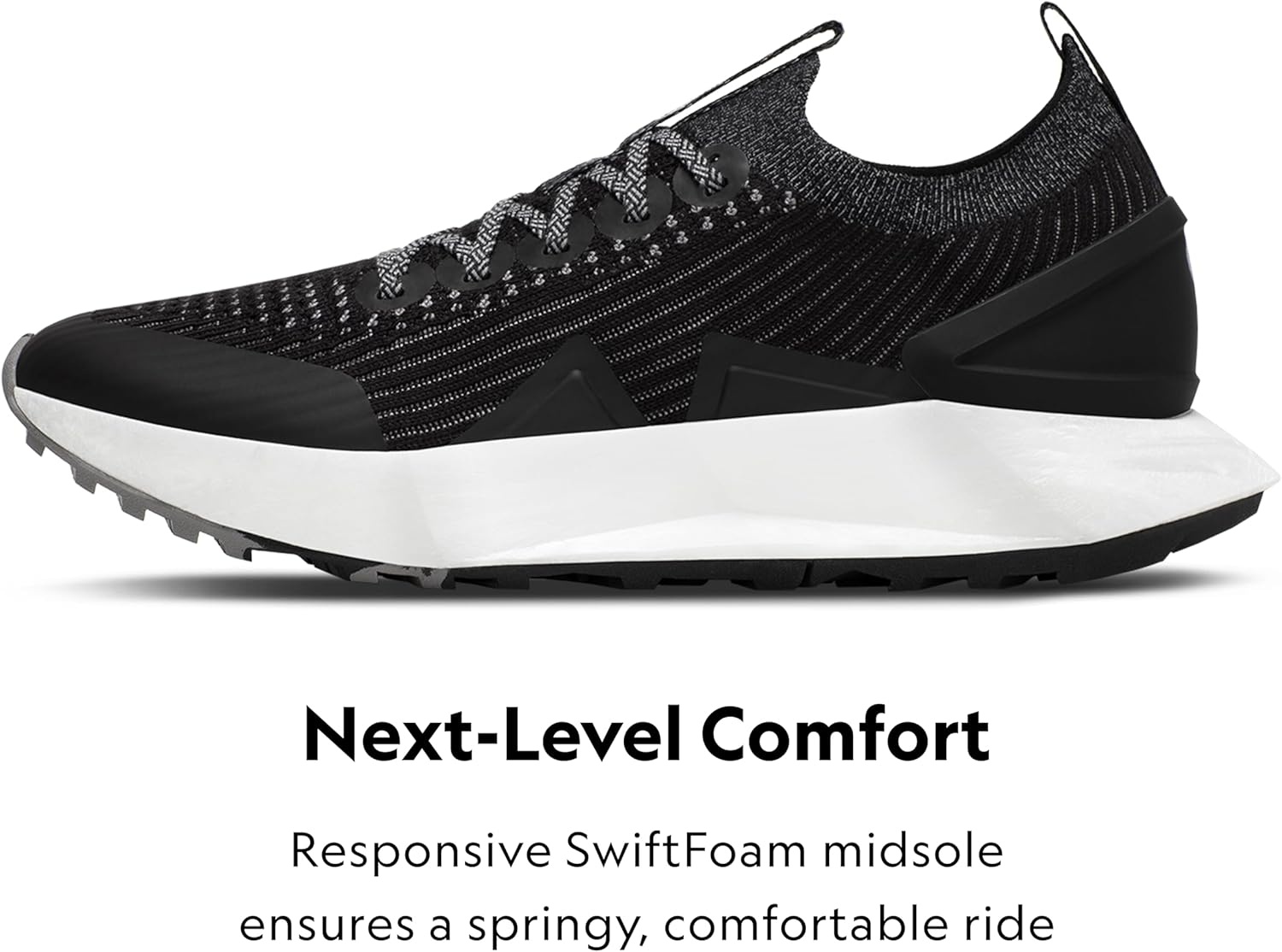 image:imageAllbirds Womens Tree Flyer 2 Active Supportive Running ShoeNatural Black Blizzard Sole