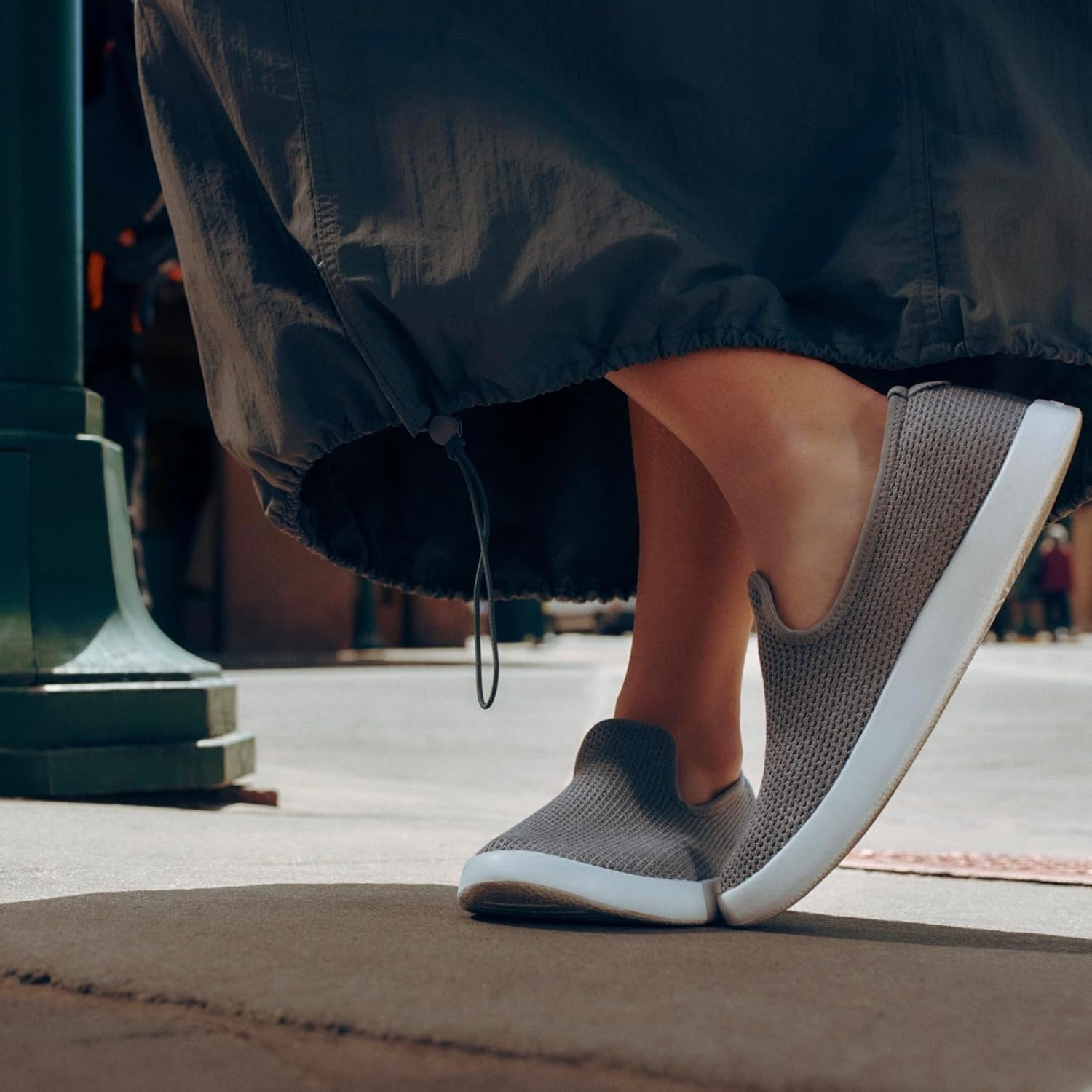 image:imageAllbirds Womens Tree Lounger Everyday SlipOn Sneakers Machine Washable Shoe Made with Natural MaterialsNatural Black Natural Black Sole