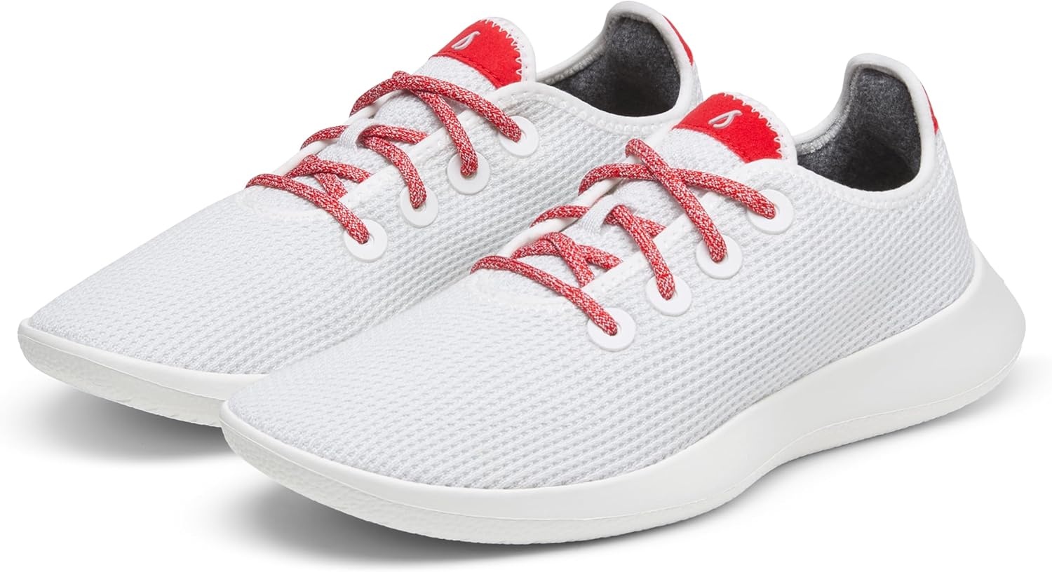 image:imageAllbirds Womens Tree Runner Everyday Sneakers Machine Washable Shoe Made with Natural MaterialsBlizzard Bold Red Blizzard