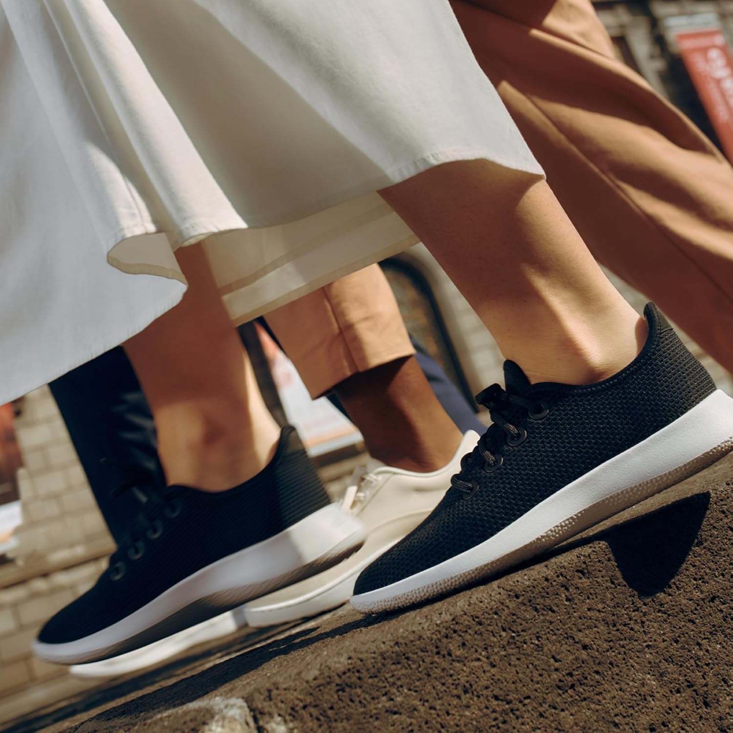 image:imageAllbirds Womens Tree Runner Everyday Sneakers Machine Washable Shoe Made with Natural MaterialsKaikoura White White Sole