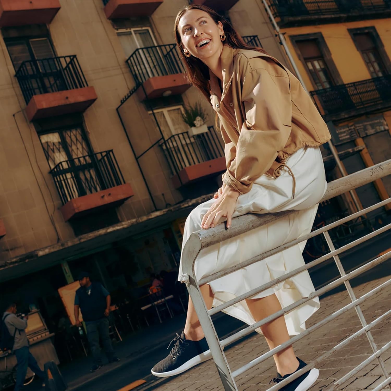 image:imageAllbirds Womens Tree Runner Everyday Sneakers Machine Washable Shoe Made with Natural MaterialsKaikoura White White Sole