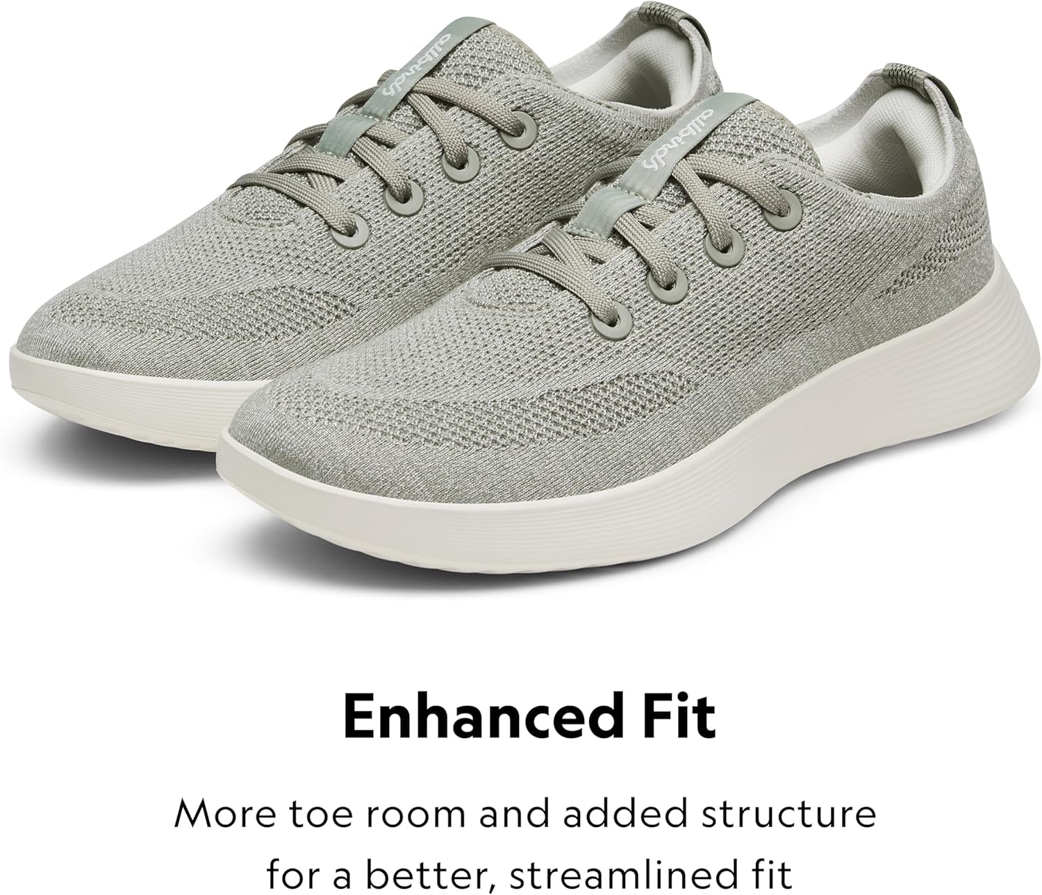 image:imageAllbirds Womens Tree Runner Go Everyday SneakersHazy Pine Natural White Sole