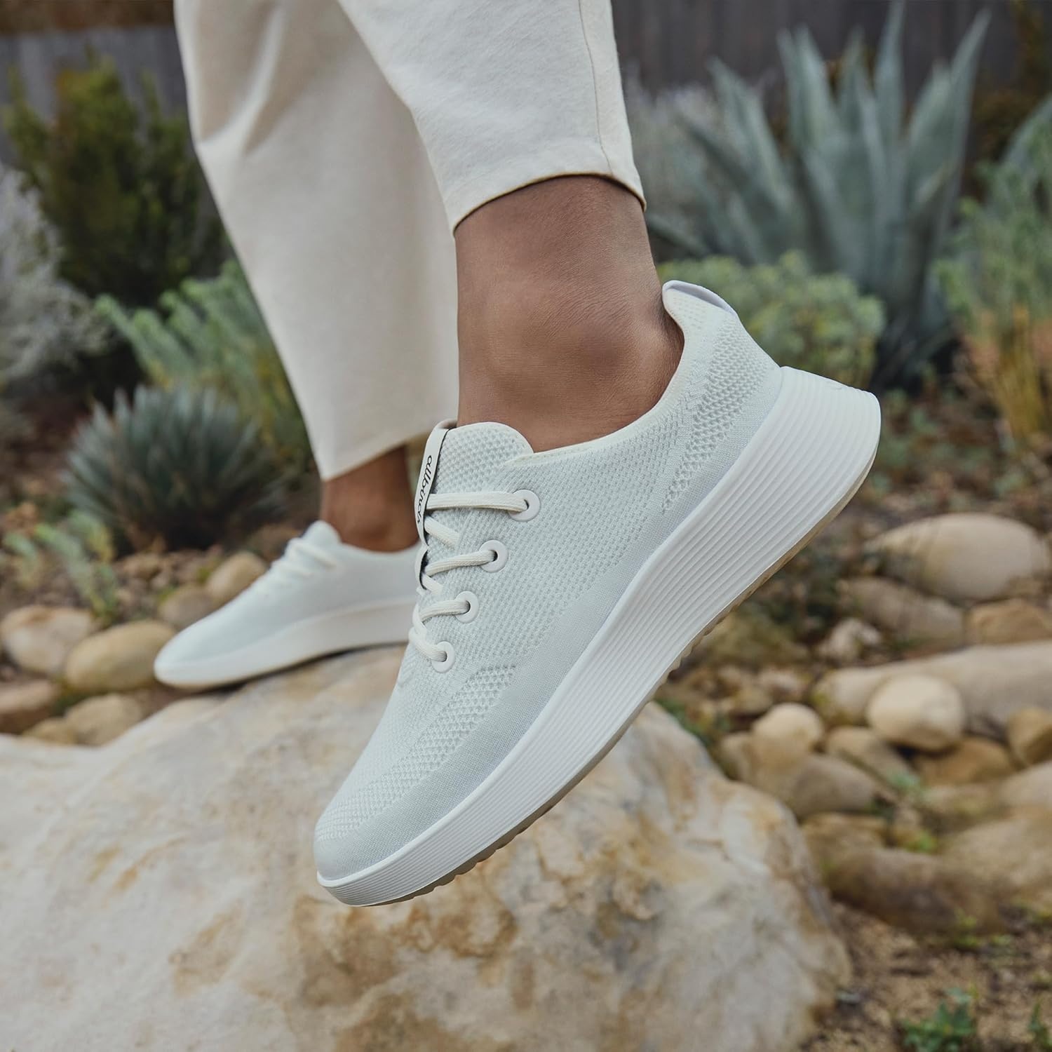 image:imageAllbirds Womens Tree Runner Go Everyday SneakersStony Cream Stony Cream Sole