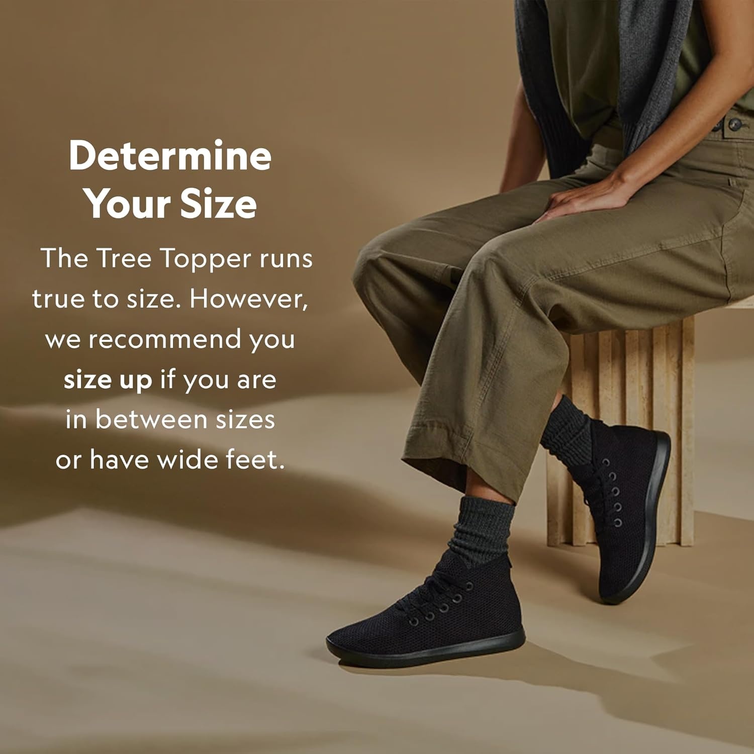 image:imageAllbirds Womens Tree Topper Lightweight HighTop Sneaker Breathable Everyday Casual ShoesNatural Black Natural Black Sole