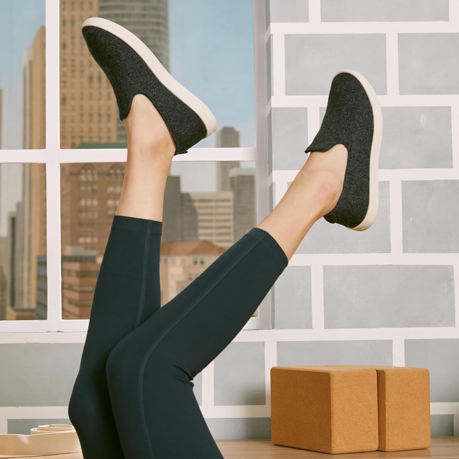 image:imageAllbirds Womens Wool Lounger Everyday SlipOn SneakersRugged Beige Natural White Sole