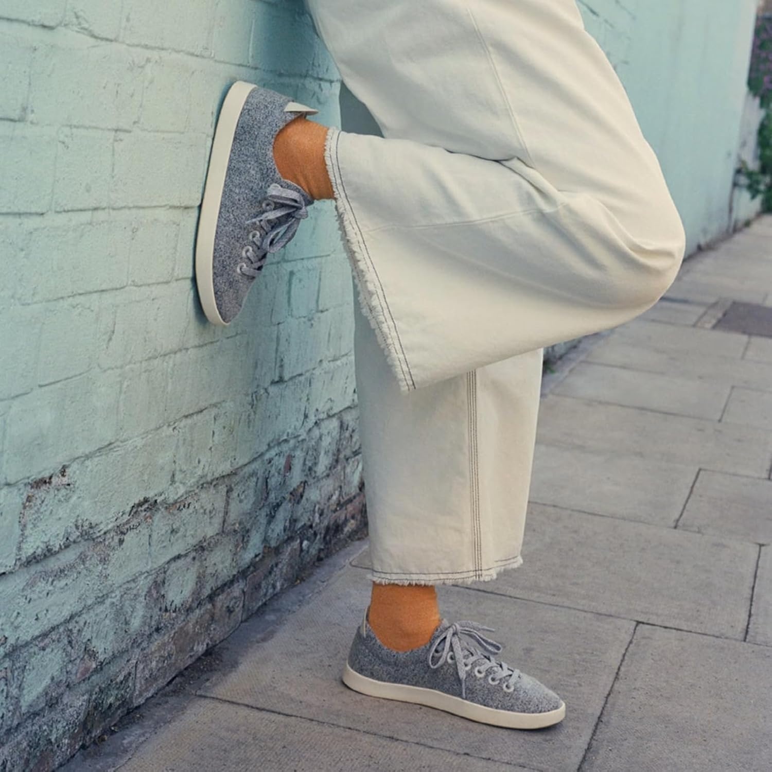 image:imageAllbirds Womens Wool Piper Casual SneakersNatural White White Sole