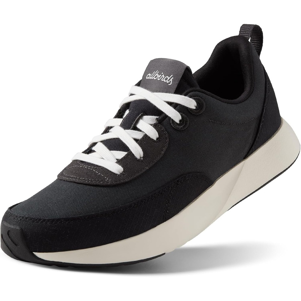 image:imageAllbirds Mens Courier Lightweight RetroInspired Everyday SneakerDark Grey Natural Black Natural White Sole