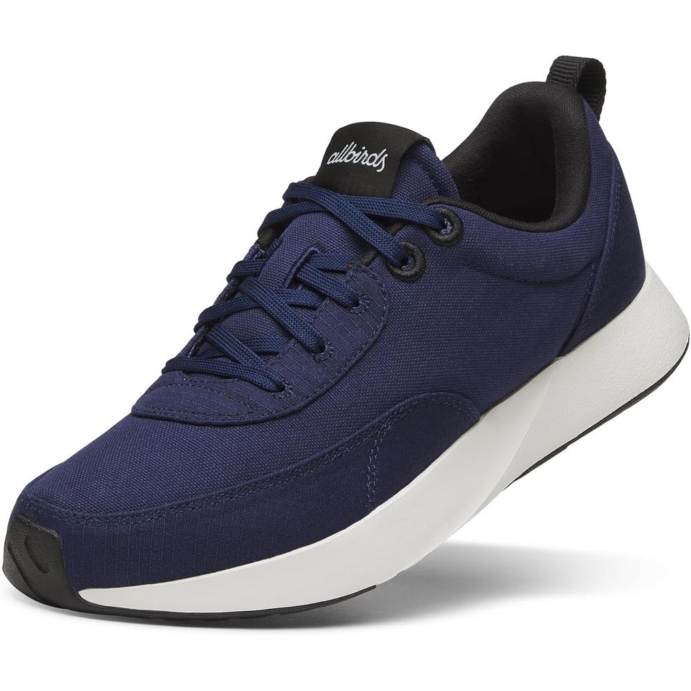 image:imageAllbirds Mens Courier Lightweight RetroInspired Everyday SneakerDeep Navy Natural White Sole