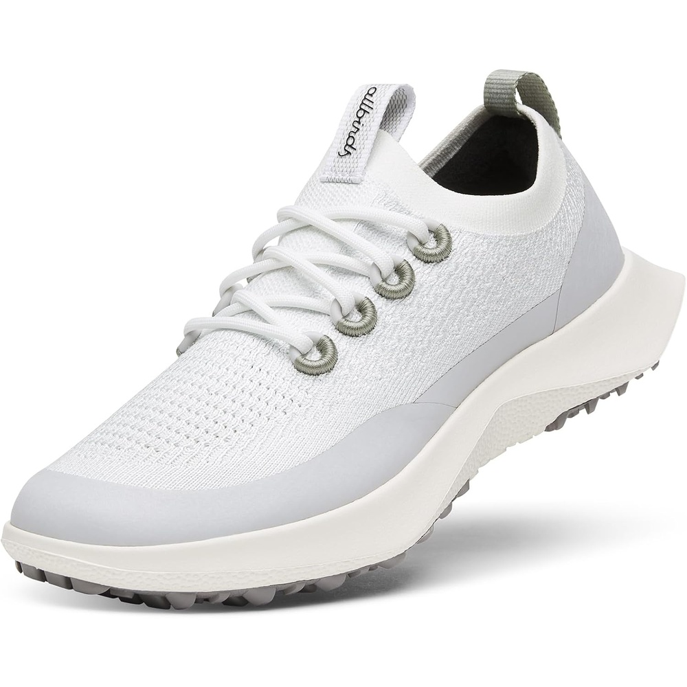 image:imageAllbirds Mens Tree Dasher 2 Utility TrailReady Active SneakerBlizzard Hazy Pine Natural White Sole