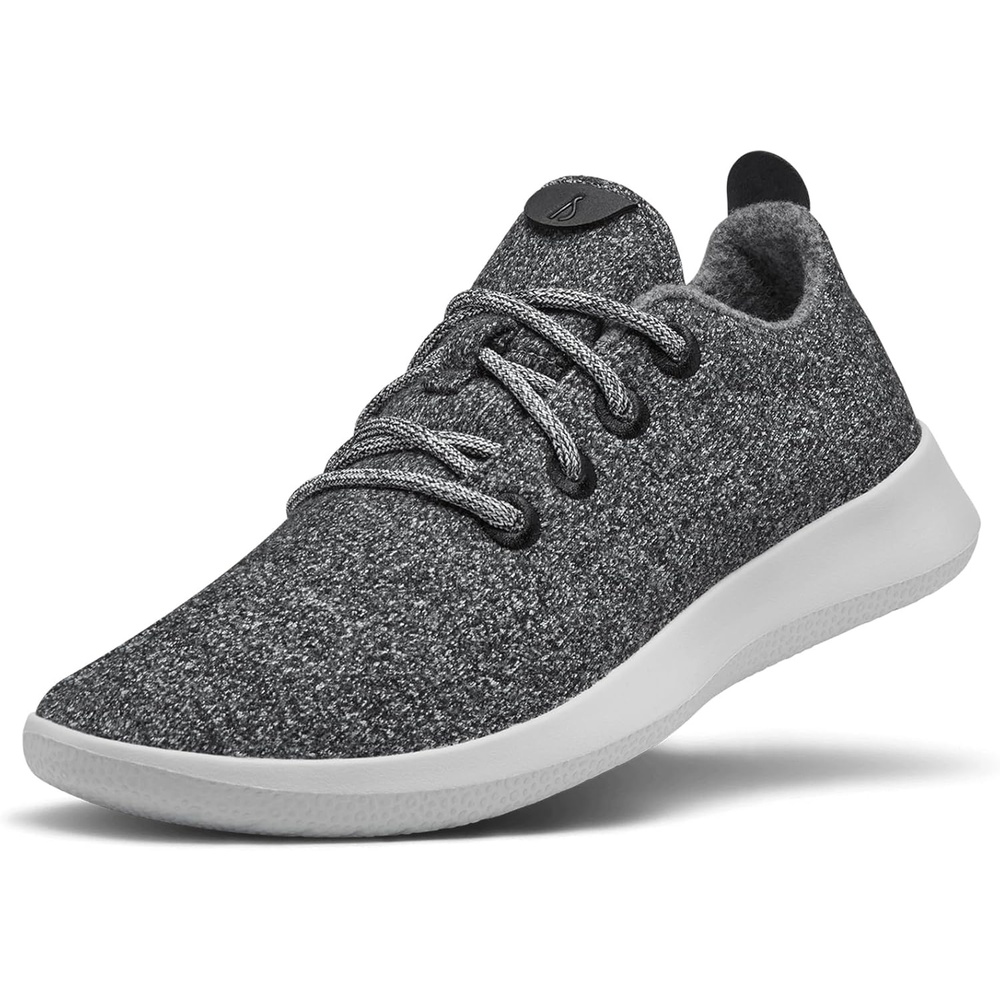 image:imageAllbirds Mens Wool Runner Everyday Sneakers Machine Washable Shoe Made with Natural MaterialsNatural Grey Light Grey Sole