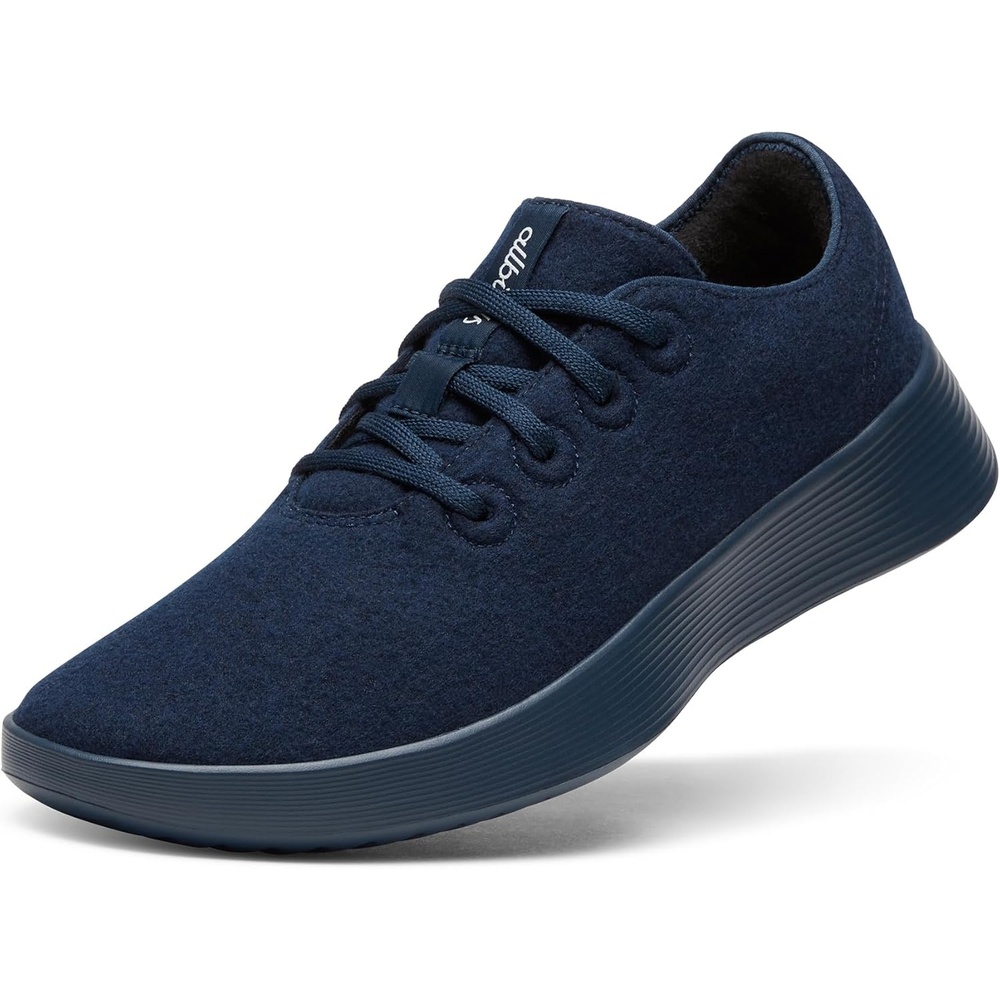 image:imageAllbirds Mens Wool Runner Go Breathable Merino Wool SneakersDeep Navy True Navy Sole