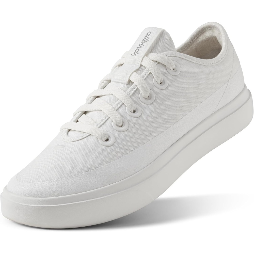 image:imageAllbirds Womens Canvas Piper Everyday Court SneakersBlizzard Blizzard Sole