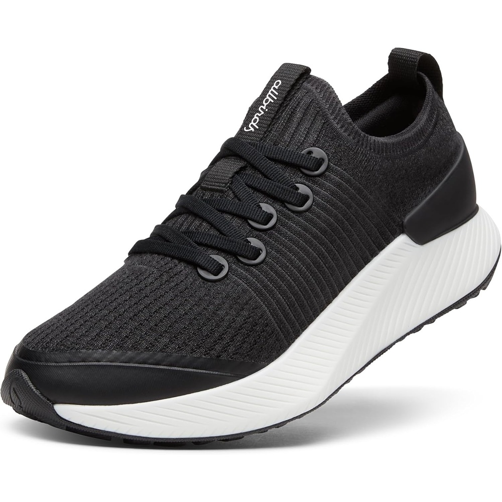 image:imageAllbirds Womens Tree Glider Everyday Active SneakersNatural Black Blizzard Sole