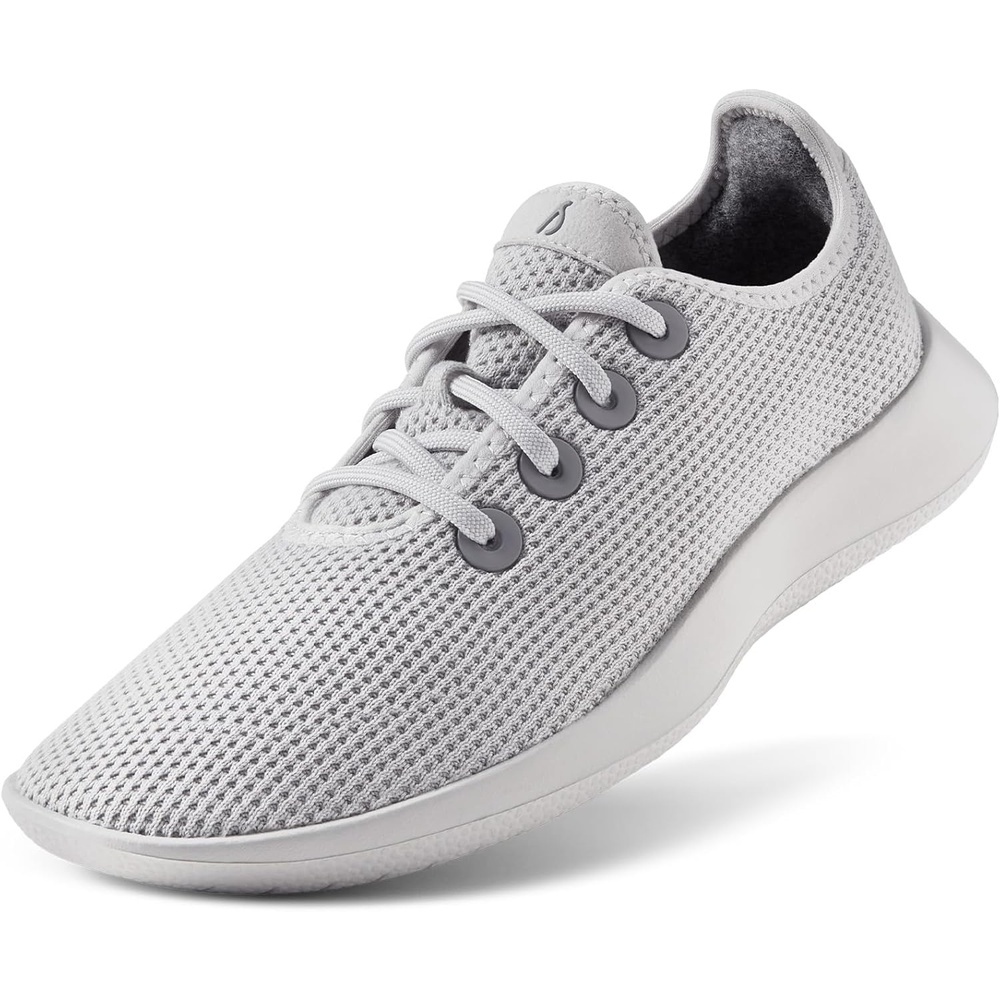 image:imageAllbirds Womens Tree Runner Everyday Sneakers Machine Washable Shoe Made with Natural MaterialsLight Grey Light Grey Sole