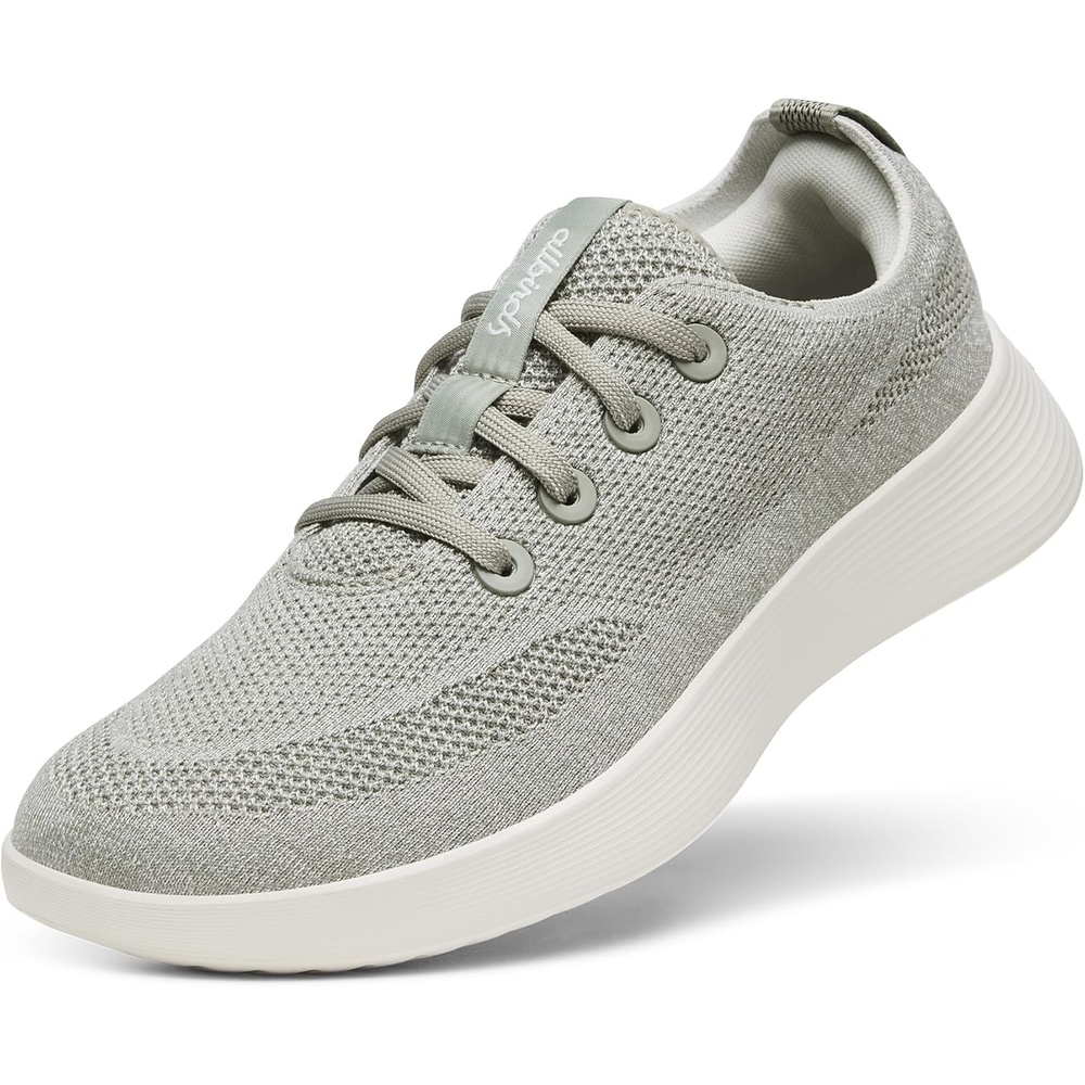 image:imageAllbirds Womens Tree Runner Go Everyday SneakersHazy Pine Natural White Sole
