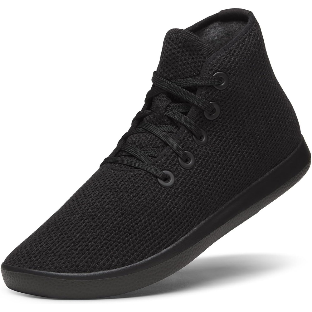 image:imageAllbirds Womens Tree Topper Lightweight HighTop Sneaker Breathable Everyday Casual ShoesNatural Black Natural Black Sole