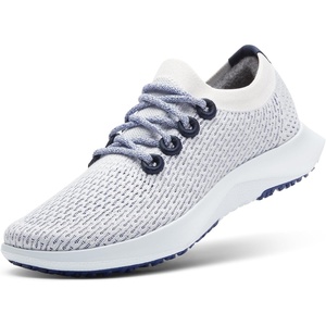 Allbirds Men’s Tree Dasher 2, Active Running & Walking Sneakers(Blizzard  Hazy Cobalt (Clarity Blue Sole))