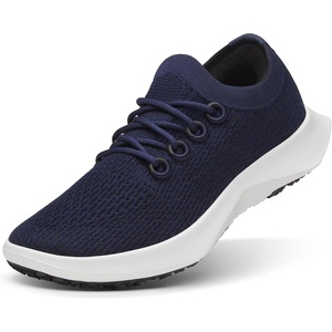 Allbirds Men’s Tree Dasher 2, Active Running & Walking Sneakers(Deep Navy (Blizzard Sole))