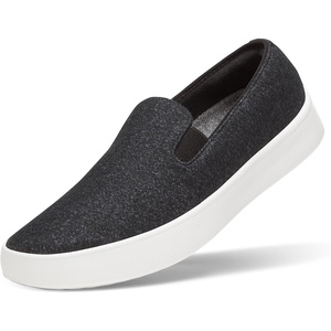 Allbirds Men’s Wool Cruiser Slip-On, Comfortable Everyday Sneaker, Easy On/Off Walking Shoes(Natural Black (Blizzard Sole))