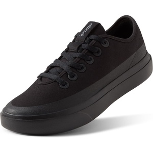 Allbirds Women’s Canvas Piper Everyday Court Sneakers(Natural Black (Natural Black Sole))