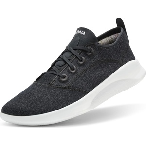 Allbirds Women’s Superlight Wool Runner Casual Sneakers(Natural Black (Blizzard Sole))