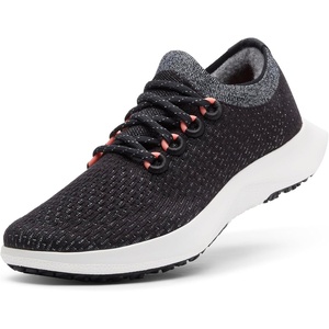 Allbirds Women’s Tree Dasher 2, Active Running & Walking Sneakers(Natural Black  Bloom Coral (Blizzard Sole))