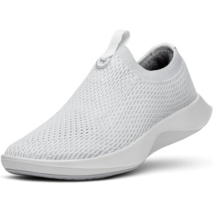 Allbirds Women’s Tree Dasher Relay, Laceless Everyday Active Sneakers(Blizzard (Blizzard Sole))