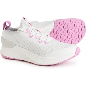 Allbirds Women’s Tree Glider, Everyday Active Sneakers(Blizzard/Basin Pink (Blizzard))