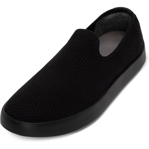 Allbirds Women’s Tree Lounger, Everyday Slip-On Sneakers, Machine Washable Shoe Made with Natural Materials(Natural Black (Natural Black Sole))
