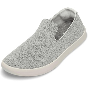 Allbirds Women’s Wool Lounger, Everyday Slip-On Sneakers(Dapple Grey (Cream Sole))