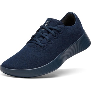 Allbirds Women’s Wool Runner Go, Breathable Merino Wool Sneakers(Deep Navy (True Navy Sole))