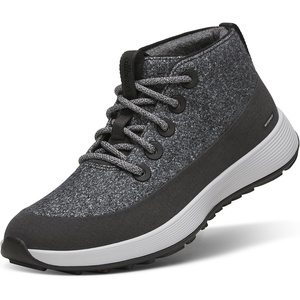 Allbirds Women’s Wool Runner NZ Mid Waterproof, Comfortable Mid-Cut Sneaker with Traction(Dark Grey (Light Grey Sole))