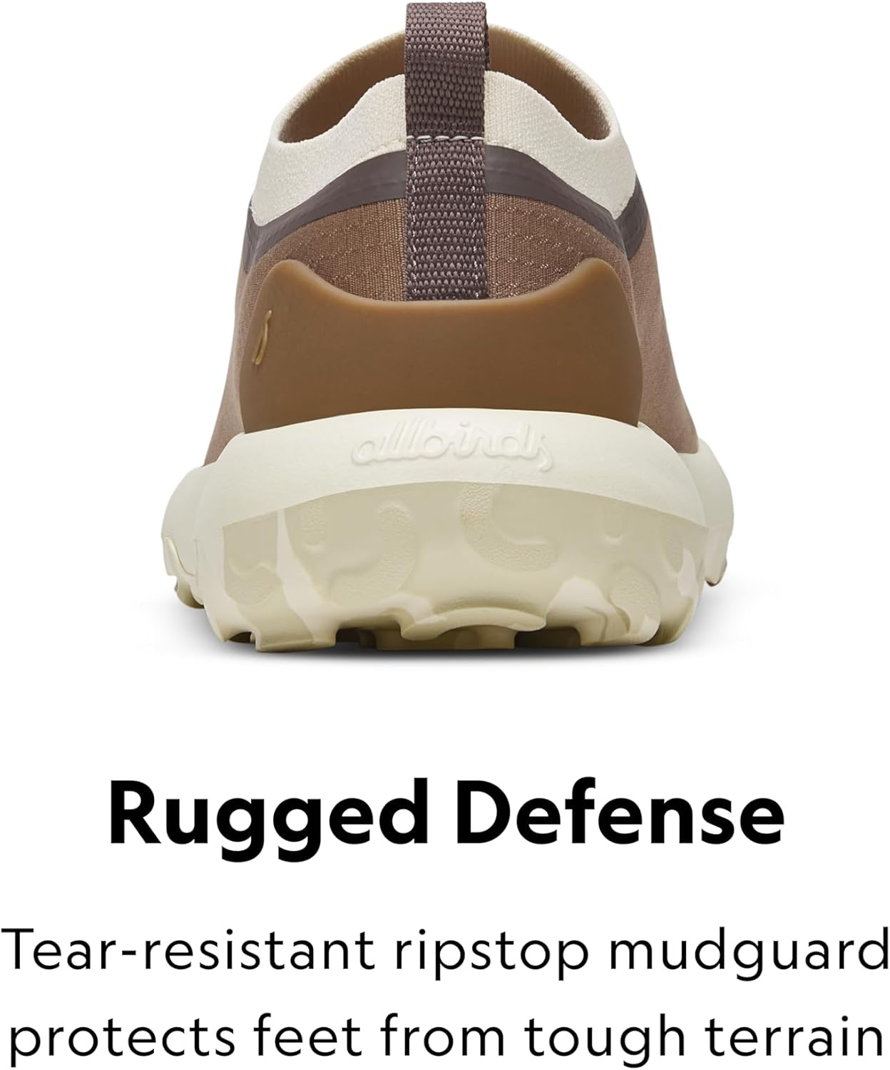 image:imageAllbirds Mens Trail Runner Breathable All Traction Hiking ShoesHazy Cocoa Dark Cocoa Stony Cream Sole