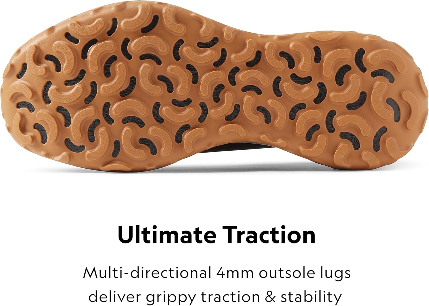 image:imageAllbirds Mens Trail Runner Breathable All Traction Hiking ShoesNatural Black Rugged Khaki Sole
