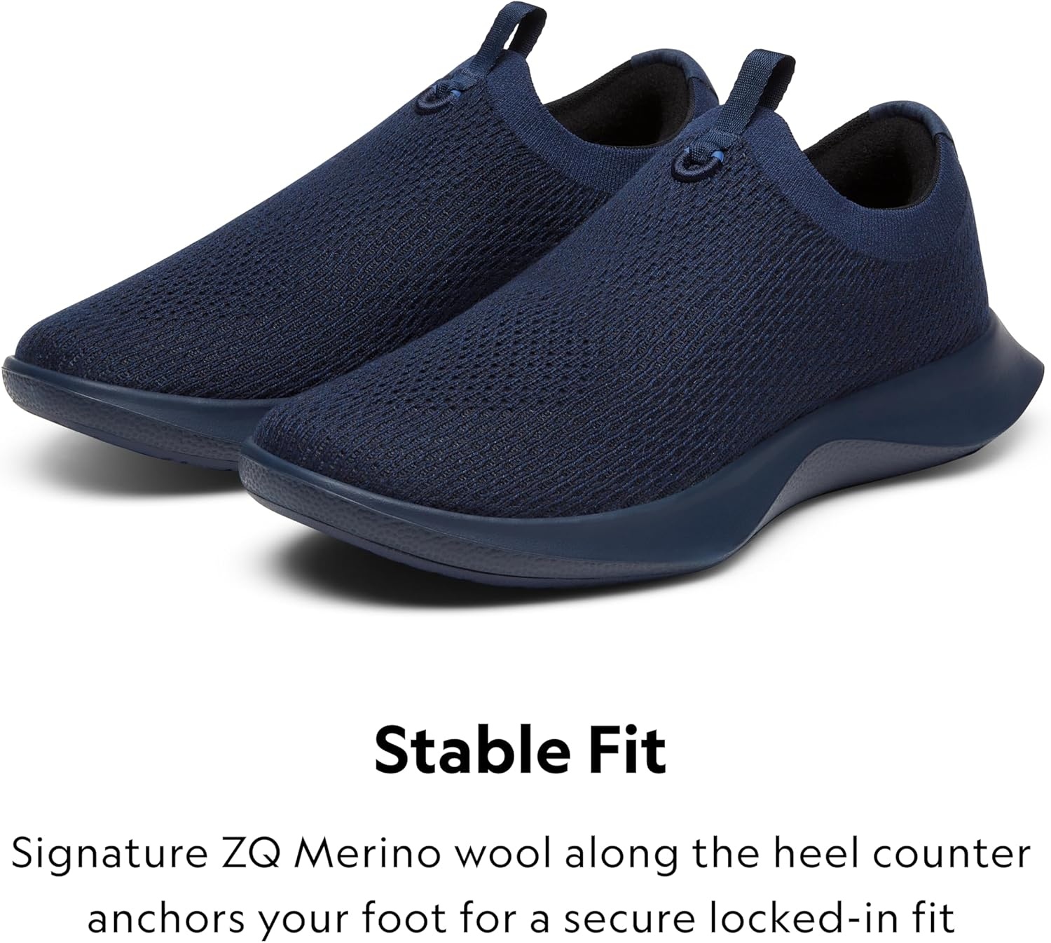image:imageAllbirds Mens Tree Dasher Relay Laceless Everyday Active SneakersDeep Navy Deep Navy Sole