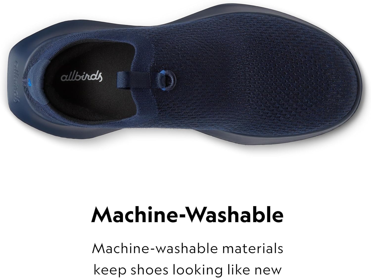 image:imageAllbirds Mens Tree Dasher Relay Laceless Everyday Active SneakersDeep Navy Deep Navy Sole