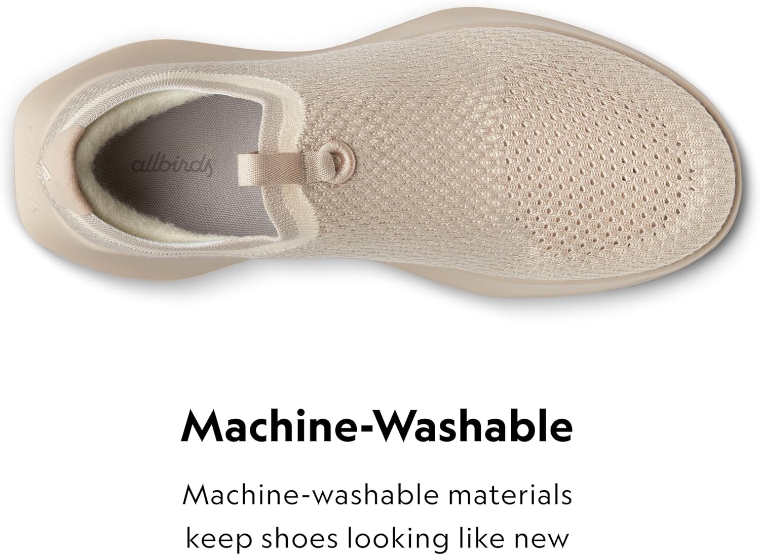 image:imageAllbirds Mens Tree Dasher Relay Laceless Everyday Active SneakersRugged Beige Rugged Beige Sole