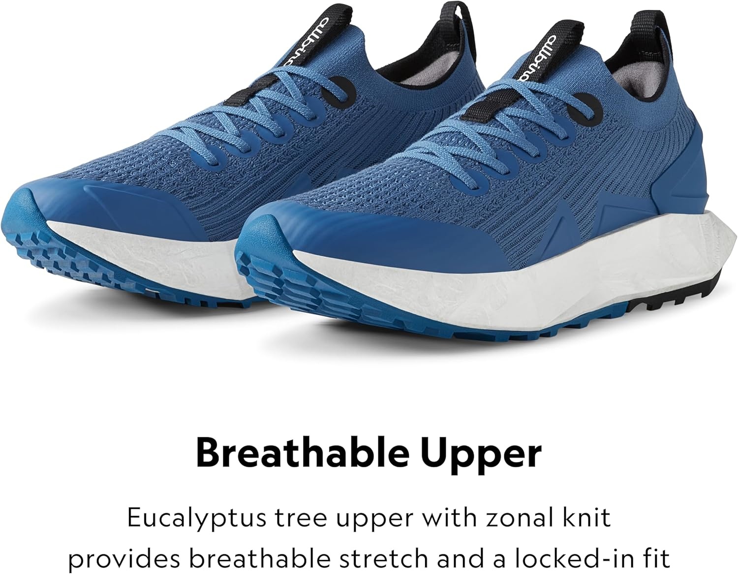 image:imageAllbirds Mens Tree Flyer 2 Active Supportive Running ShoeBasin Blue Blizzard Sole